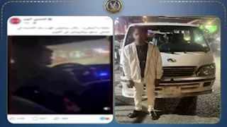 فيديو صادم | سائق ميكروباص يقود تحت تأثير المخدرات.. وتدخل عاجل من الداخلية