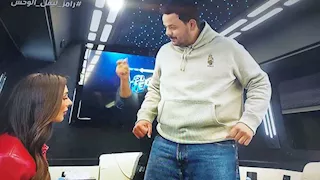 إطلالة كاجول مختلفة لـ مصطفى غريب في الحلقة الرابعة من رامز ليفل الوحش