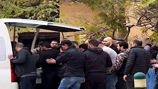 الصور الأولى من جنازة شقيق الفنانة زينة