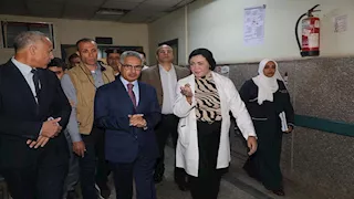 محافظ بني سويف يتفقد مستشفى الواسطى ويوجه بتطوير منظومتي الأمن والنظافة