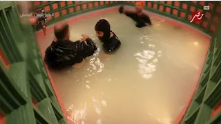 ماجد المصري ينفعل على رامز جلال ويضربه في رامز ليفل الوحش