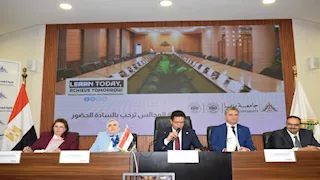 تنفيذ محطة طاقة شمسية وزراعة 100 نخلة بجامعة بنها