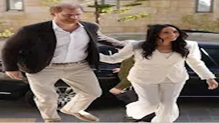 الأمير هاري وزوجته يزوران أطفالا من غزة في مستشفى بالأردن