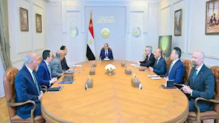 الرئيس السيسي يلتقي قيادات شركتي "سكاتك" و"إنفجين إنرجي" -(صور) 
