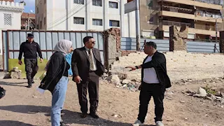 محافظ القليوبية يتفقد مكتبة المنار وممشى النيل ببنها - صور
