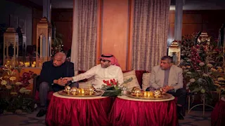 بحضور أبرز رجال الأعمال والرواد.. تركي آل الشيخ ينشر صور حفل سحوره في مصر