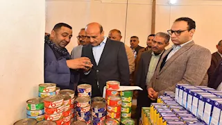 بالصور- محافظ أسيوط يتفقد معرض "أهلاً رمضان" بأبوتيج 