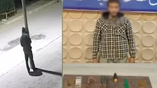 القبض على لص أسلاك الكهرباء ببدر