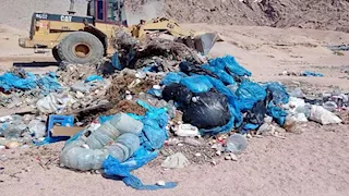 حملة نظافة واسعة بمنطقة السفاري ووادي الخروم في شرم الشيخ (صور)