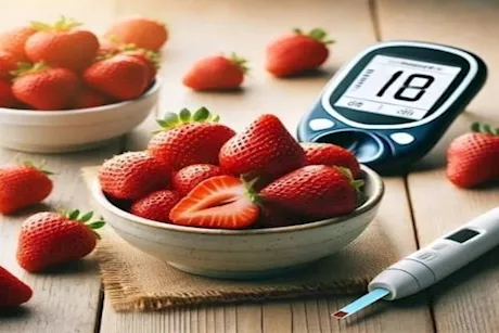 عصير الفراولة.. هل آمن لمرضى السكرى على الإفطار؟