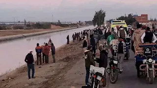 "التروسيكل وقع في الترعة".. مصرع طفل وإصابة 9 آخرين بالإسكندرية (الصور)