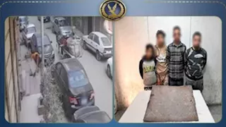 فيديو صادم | سرقة غطاء صرف صحي في وضح النهار بأسيوط.. والداخلية تتحرك