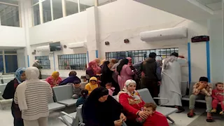 بالصور- فحص 253 مواطنًا وتحويل 66 حالة للعلاج في قافلة طبية بالمنوفية