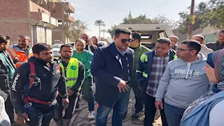  رئيس "مياه القليوبية" يتفقد أعمال إصلاح هبوط أرضي مفاجئ بالخانكة  