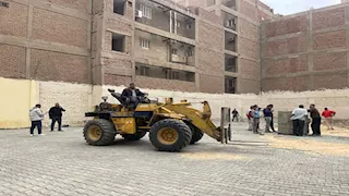 أول صور للسوق الحضاري الجاري تجهيزه بديلاً لشارع العريش