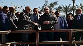 بالصور- وزير والري يتفقد المنظومة المائية ومشروعات "حياة كريمة" في بني سويف