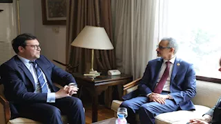 وزير الثقافة يلتقي المدير العام للمنظمة العربية للتربية والعلوم والثقافة "الألكسو"