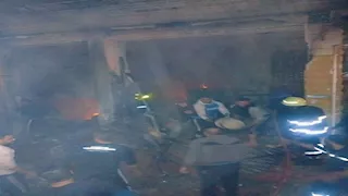   مصاب بحروق إثر حريق بمطعم كشري في المرج
