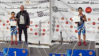 محافظ أسيوط يهنئ كريم وليد بذهبية بطولة الجمهورية للمصارعة 