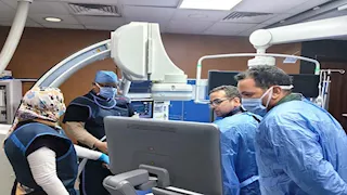 إجراء 4 حالات قسطرة مخية ناجحة لأول مرة بمستشفى طيبة التخصصي بالأقصر