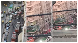 السيطرة على حريق في شقة سكنية بالإسكندرية -صور