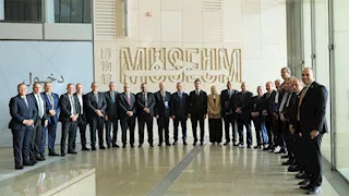 مجلس جامعة بنها يزور المتحف المصري الكبير 