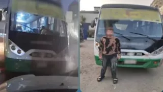 سائق "ميني باص" يبرر سيره عكس الاتجاه بالقليوبية: "بختصر الطريق"
