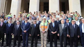 وزير العدل يرافق رؤساء المحاكم الأفريقية في جولة بمشروع مدينة العدالة بالعاصمة الإدارية