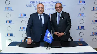 شراكة بين بنك "CIB" وباراديس للنسيج لإقامة أكبر مصنع أقمشة صديقة للبيئة بالمنطقة الحرة بالإسكندرية