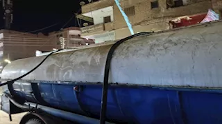 داخل سيارة فنطاس.. محافظة الجيزة تضبط محطة وقود تهرب 2500 لتر سولار- صور