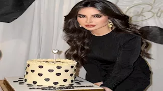 16 صورة لزوجة محمد عواد أثناء الاحتفال بعيد ميلادها