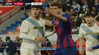 بمشاركة حمزة عبدالكريم.. برشلونة يخطف فوزاً قاتلاً من ديبورتيفو لاكورونيا في كأس إسبانيا