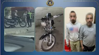  كشف ملابسات فيديو اعتداء قائد دراجة نارية على فرد مرور بجسر السويس