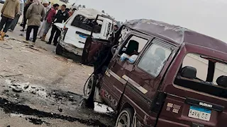 بالأسماء.. 7 مصابين في حادث تصادم سيارتي ميكروباص بالإسكندرية