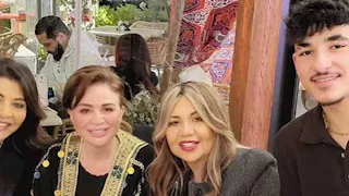 إلهام شاهين تحتفل بعيد ميلاد ابن هالة صدقي بحضور بوسي شلبي (صور)