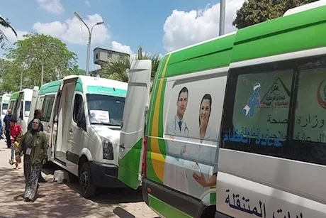 «الصحة» تنشر 25 عيادة متنقلة لخدمة المواطنين في العيد