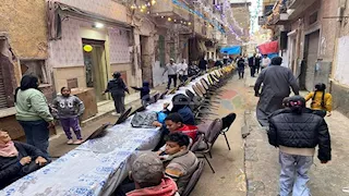 إفطار كوم الدكة بالإسكندرية يجمع 3 آلاف صائم على أرض "سيد درويش" -صور