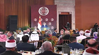 بث مباشر كلمة الرئيس السيسي خلال حفل إفطار الأسرة المصرية