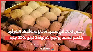 أرخص كحك في مصر.. مخابز محافظة الشرقية بتكسر الأسعار وتبيع الكرتونة 2 كيلو بـ220 جنيه