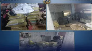 "بسلة مجففة ونشا".. ضبط مصنع بُن مغشوش في الخانكة