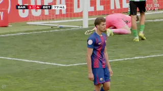 حمزة عبدالكريم يشارك في خسارة كارثية لشباب برشلونة في نهائي الكأس 