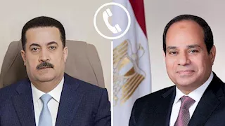 الرئيس السيسي يؤكد دعم مصر الكامل لاستقرار العراق والدول العربية