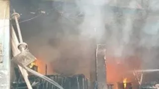 مصرع وإصابة 4 في حريق هائل التهم محلات موبيليا بالقليوبية