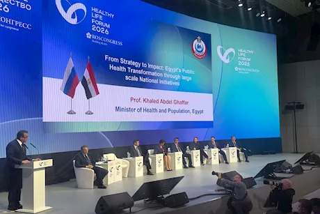 وزير الصحة يستعرض التجربة المصرية في تطوير المنظومة الصحية بموسكو