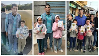 مبادرة رمضانية بكفر الشيخ.. خمسيني يوزع هدايا على أطفال قريته يوميًا (صور)