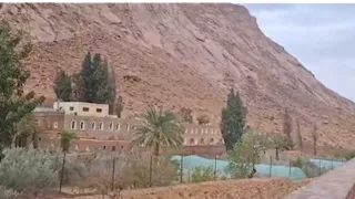 تقلبات جوية وأمطار غزيرة تضرب سانت كاترين بجنوب سيناء