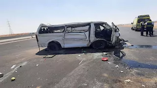 إصابة 16 شخصا في انقلاب ميكروباص بصحراوي الإسكندرية