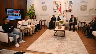 وفد الكنيسة الكاثوليكية بشرم الشيخ يقدم التهنئة لمحافظ جنوب سيناء بعيد الفطر