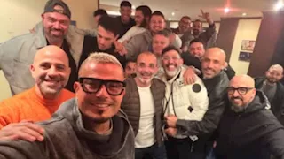 عمرو دياب ونجوم الغناء في حفل إفطار جماعي