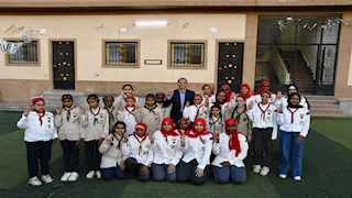 بالصور- محافظ أسوان يشارك ذوي الهمم حفل الإفطار الجماعي